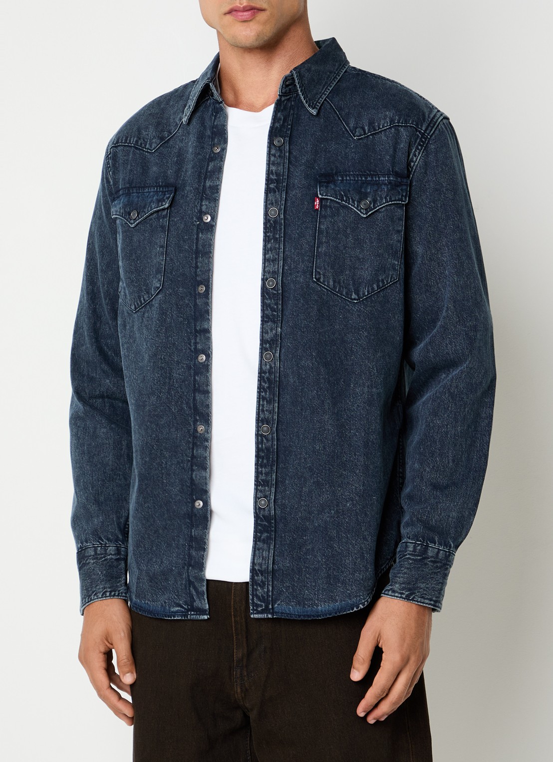 Levi's Regular fit overshirt van denim  - detail indigo