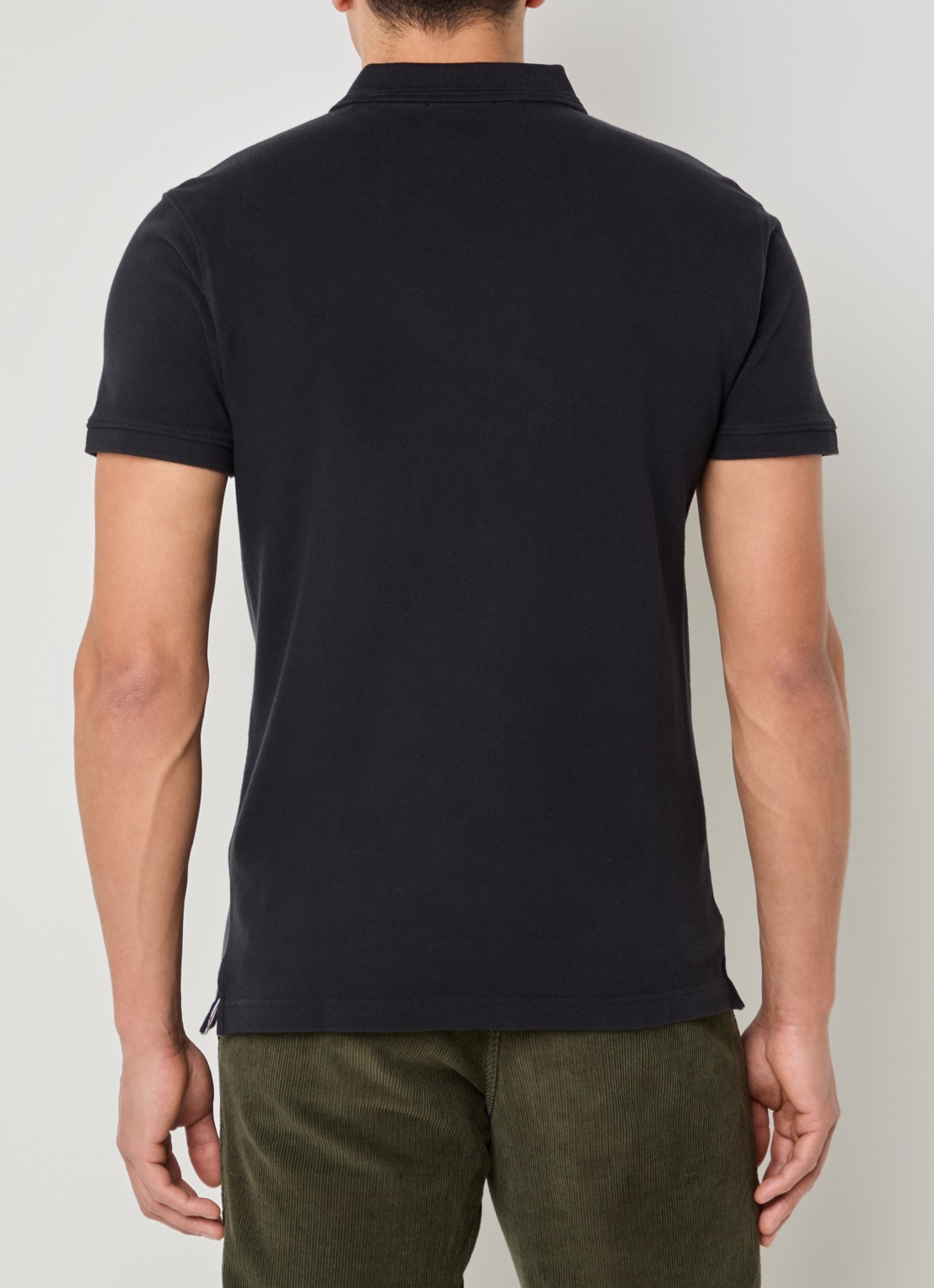 Levi's Regular fit polo met logoborduring - achterkant 3 zwart