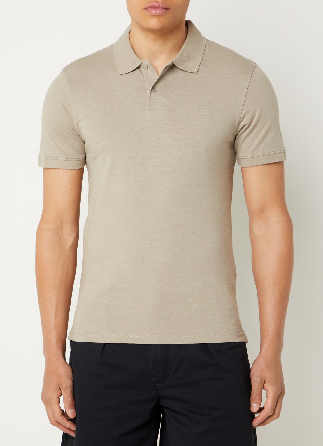 Levi's Regular fit polo met stretch - detail 3 khaki