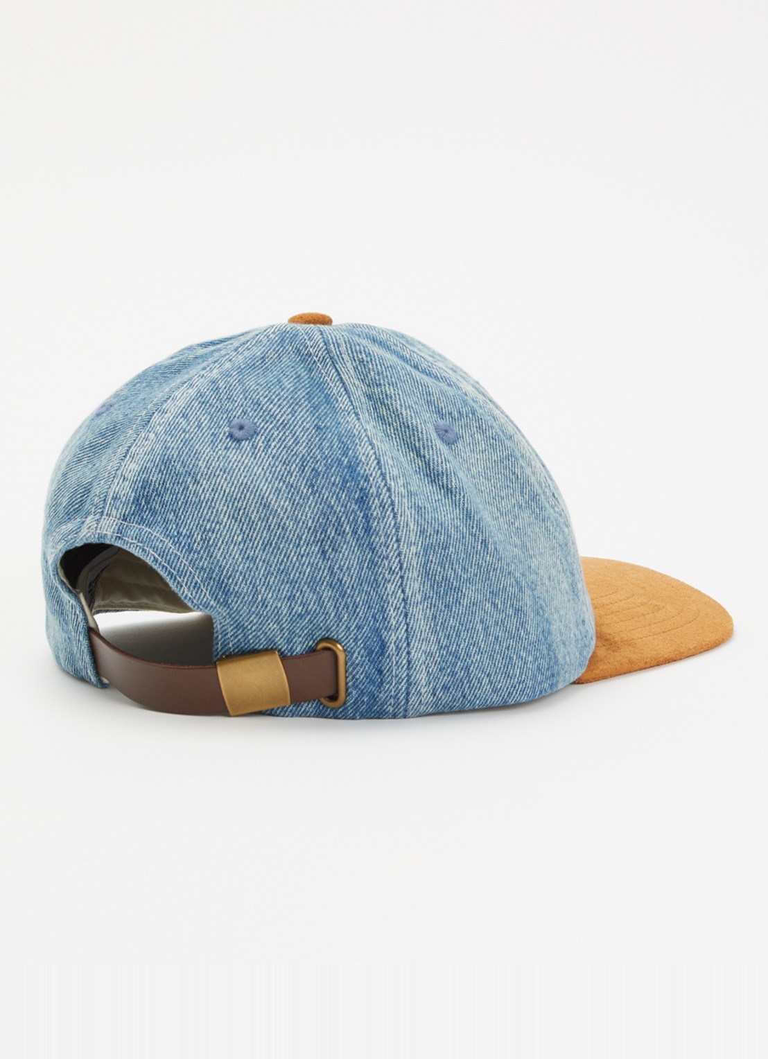 Levi's Relaxed Dad pet van denim met logoborduring - detail donkerblauw