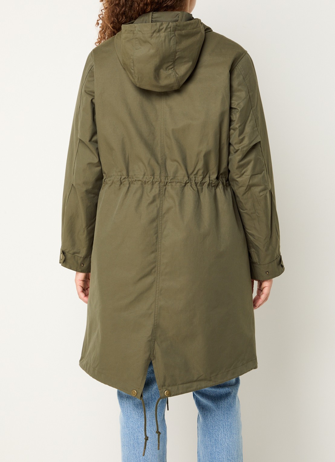Levi's Reversible gewatteerde parka - achterkant olijfgroen