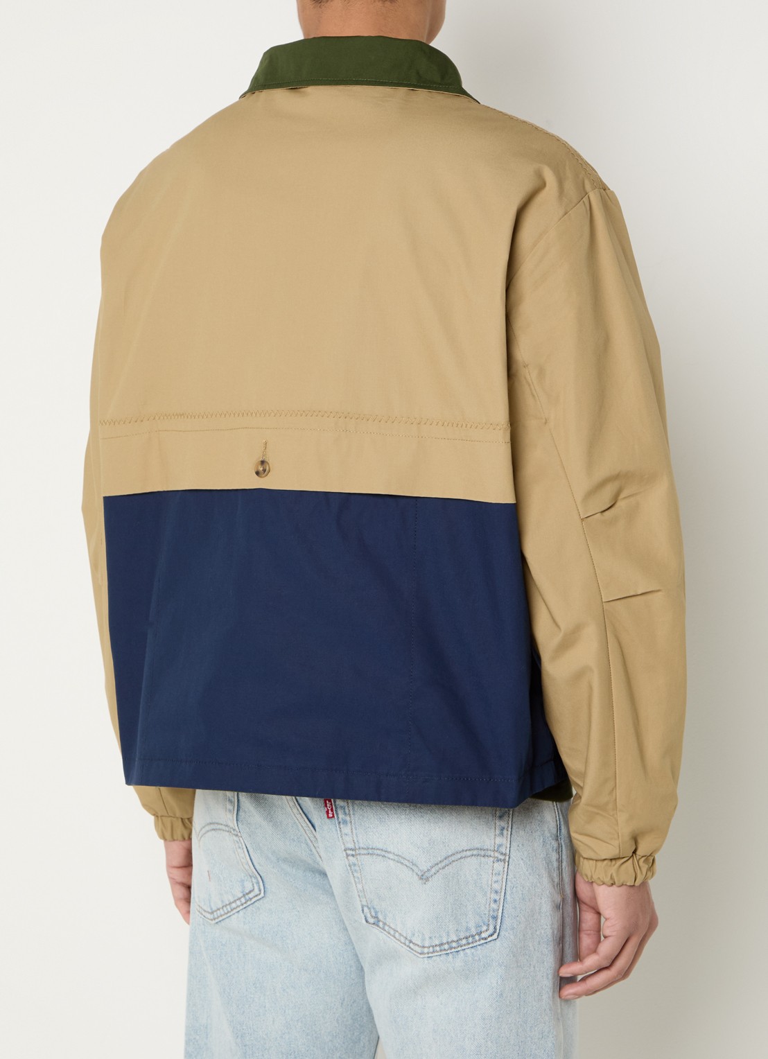 Levi's Reversible jack met steekzakken - achterkant camel