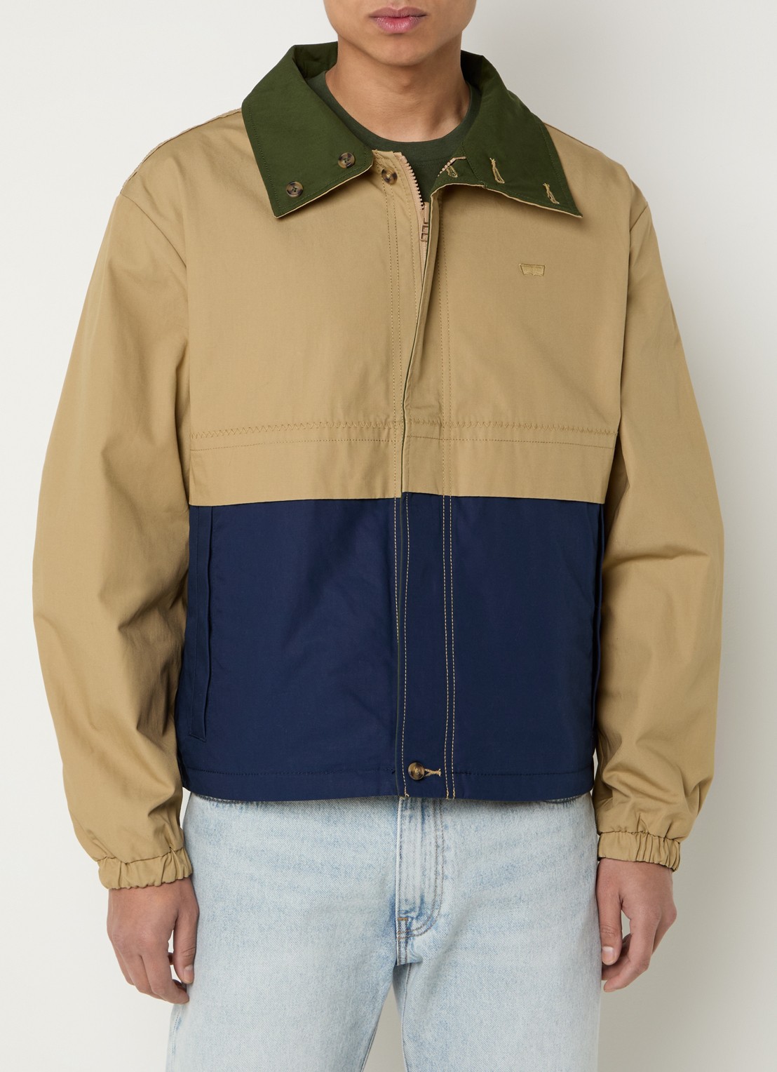 Levi's Reversible jack met steekzakken - detail 2 camel