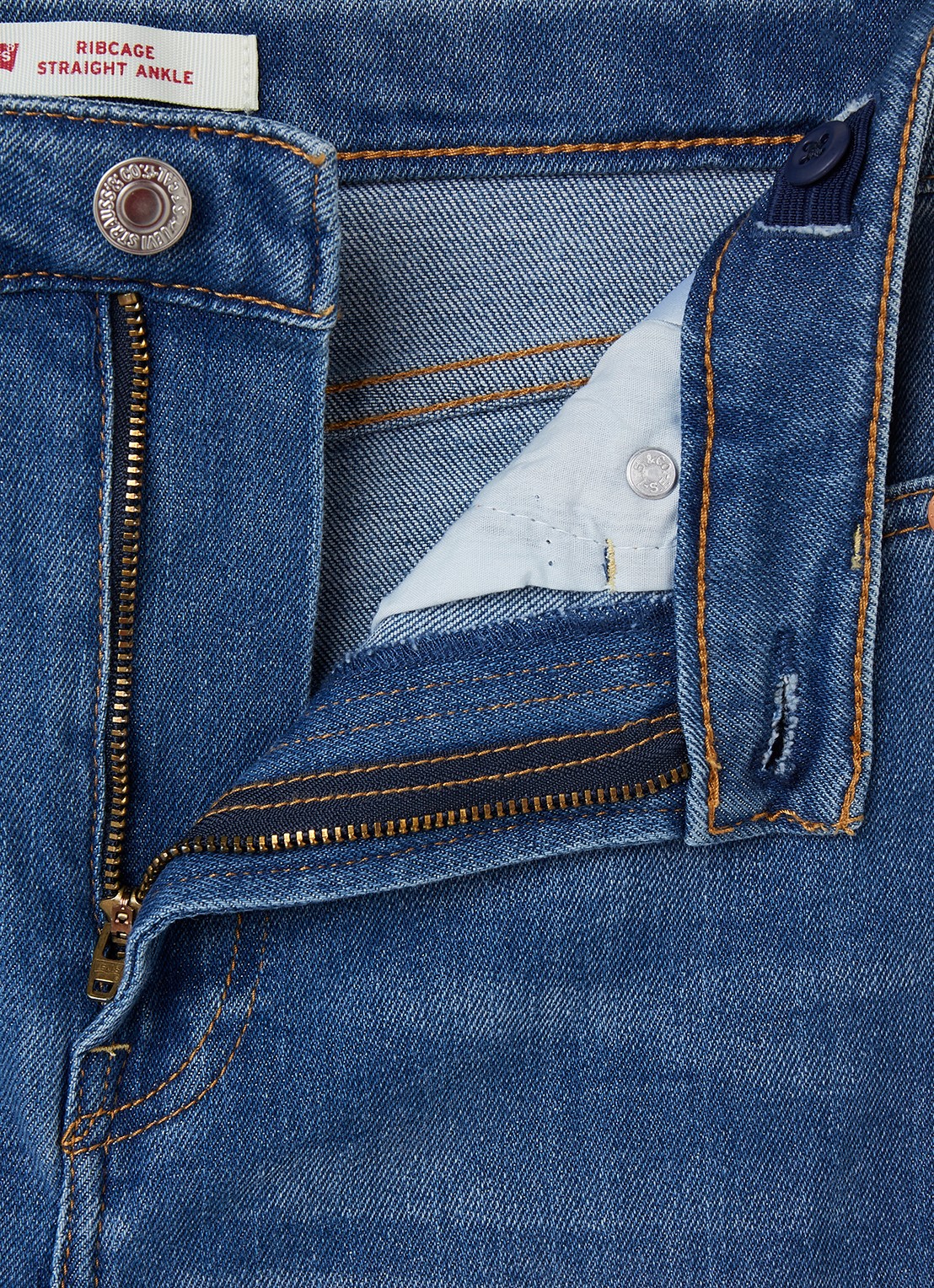Levi's Ribcage straight leg jeans met stretch - detail 3 jeans