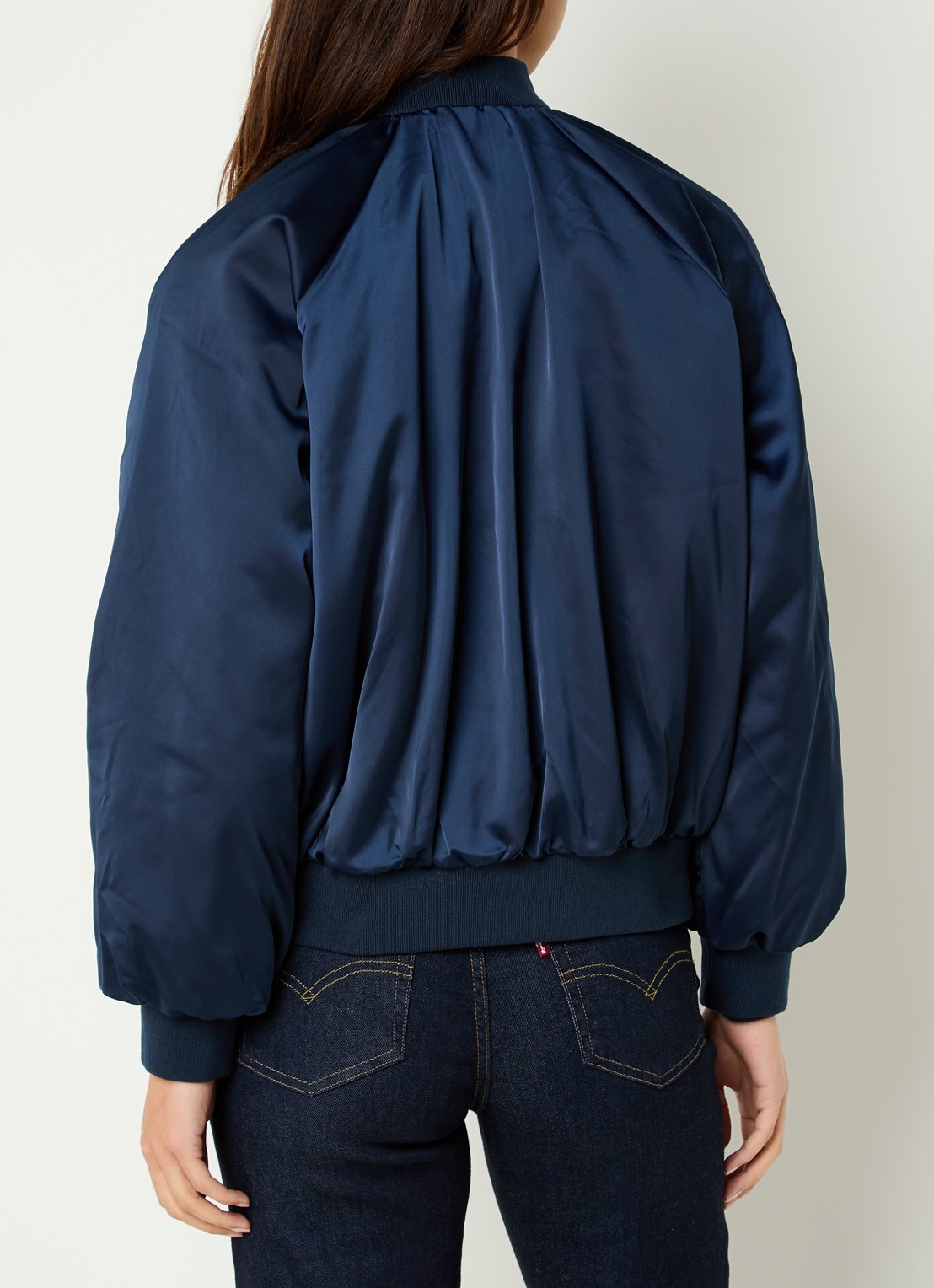 Levi's Ruth bomberjack met steekzakken - achterkant 2 donkerblauw