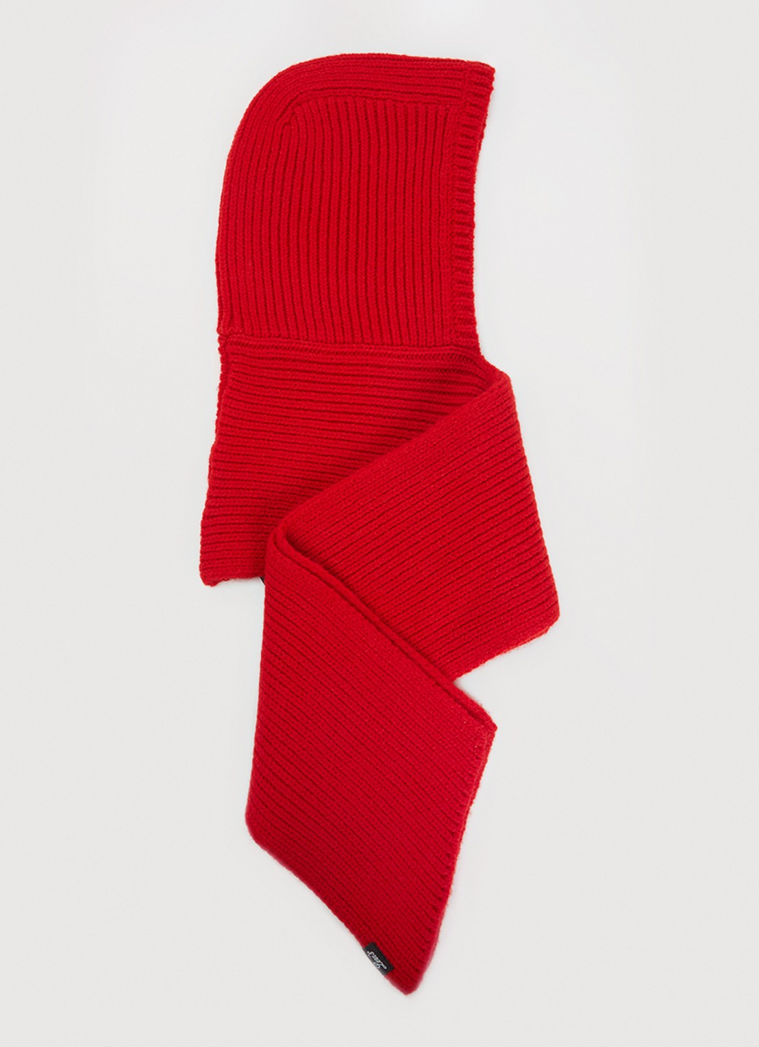 Levi's Sadie sjaal met capuchon in wolblend  - voorkant 2 rood