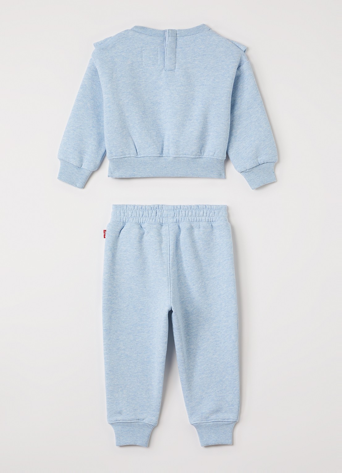 Levi's Set van sweater met joggingbroek 2-delig - voorkant 2 lichtblauw