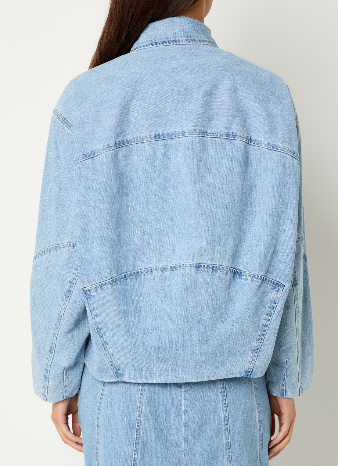 Levi's Shank spijkerjas met borstzakken - achterkant 4 indigo