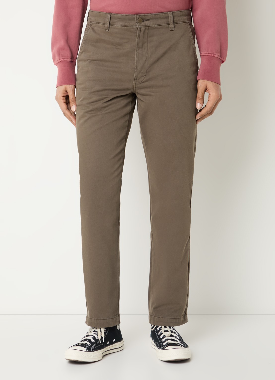 Levi's Slim fit chino met steekzakken - detail 2 bruin