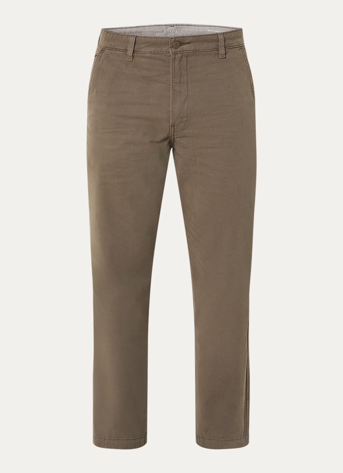 Levi's Slim fit chino met steekzakken - voorkant 4 bruin