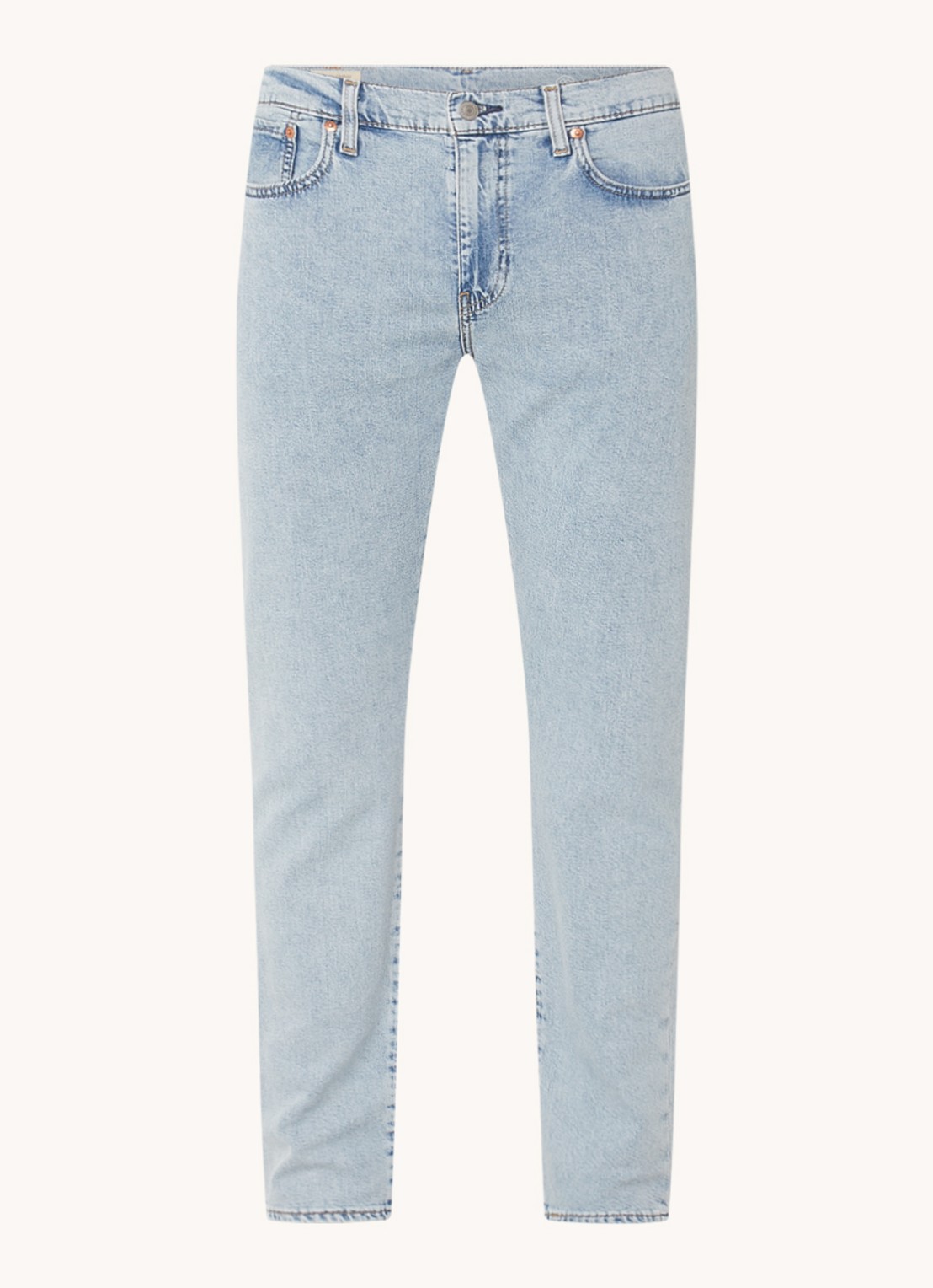 Levi's Slim fit jeans  met lichte wassing - voorkant 4 indigo