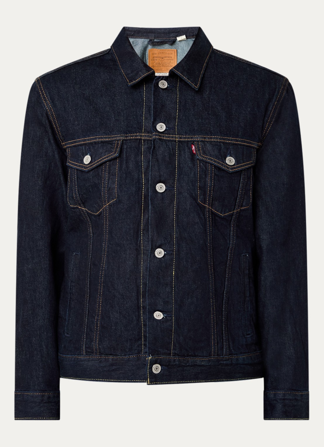 Levi's Spijkerjas met borst- en steekzakken - voorkant 2 indigo