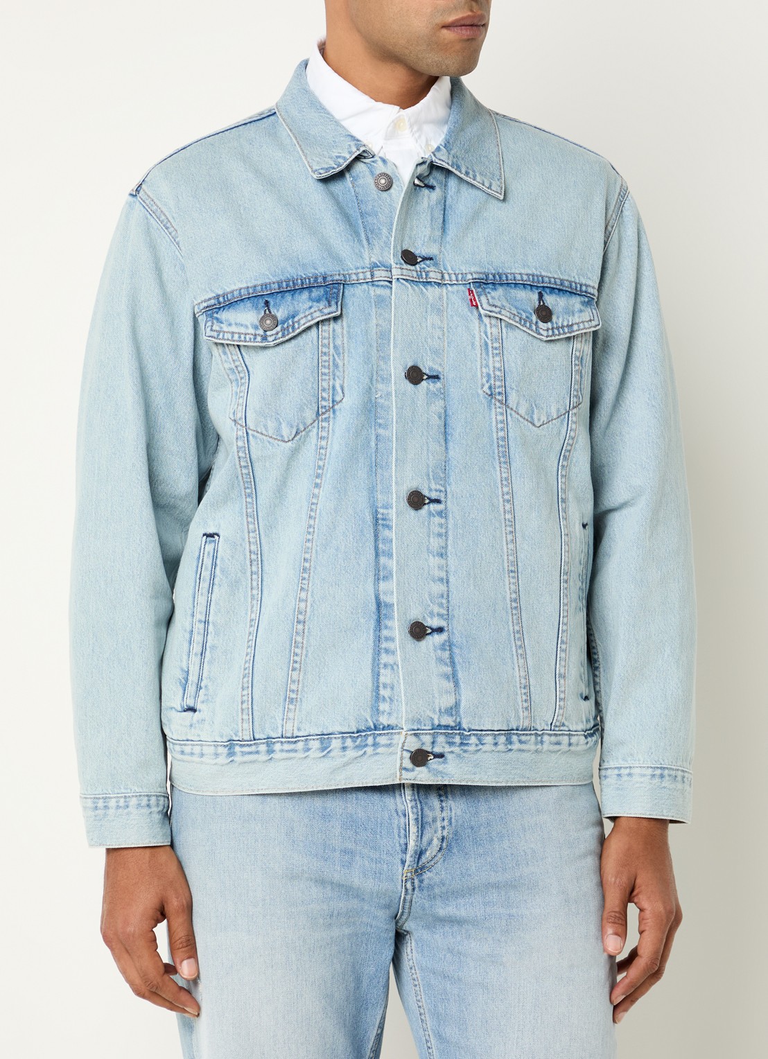Levi's Spijkerjas met borst- en steekzakken  - detail 3 indigo