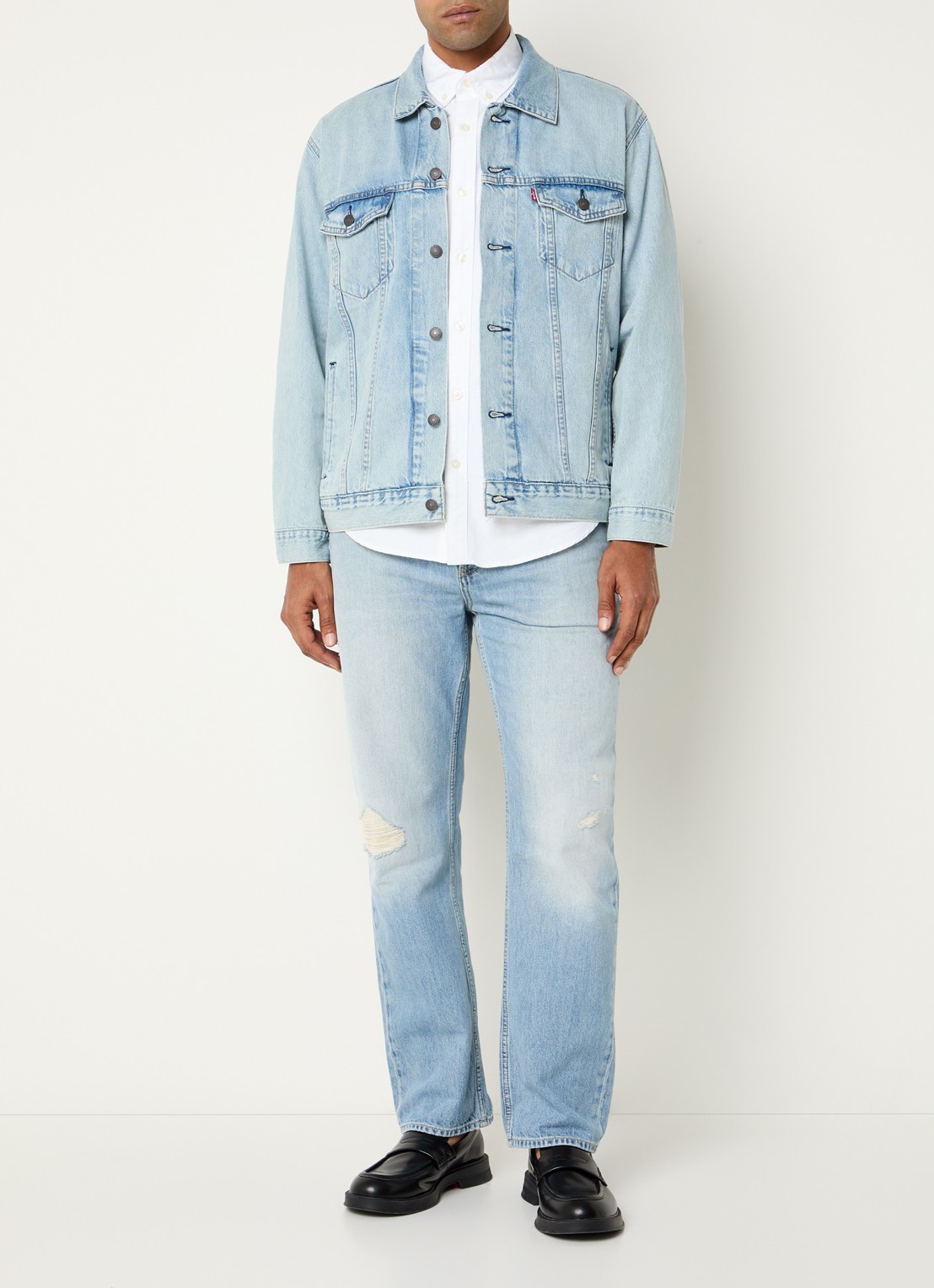 Levi's Spijkerjas met borst- en steekzakken  - voorkant 2 indigo