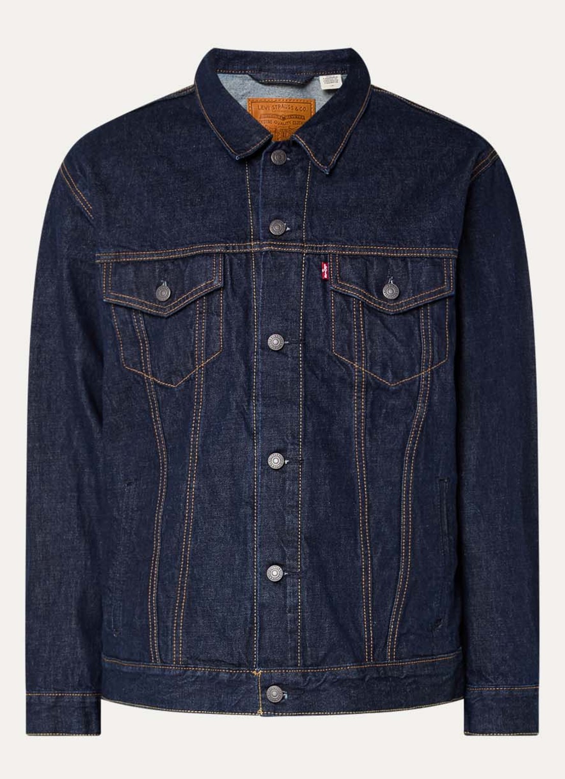 Levi's Spijkerjas met borst- en steekzakken - voorkant 2 indigo