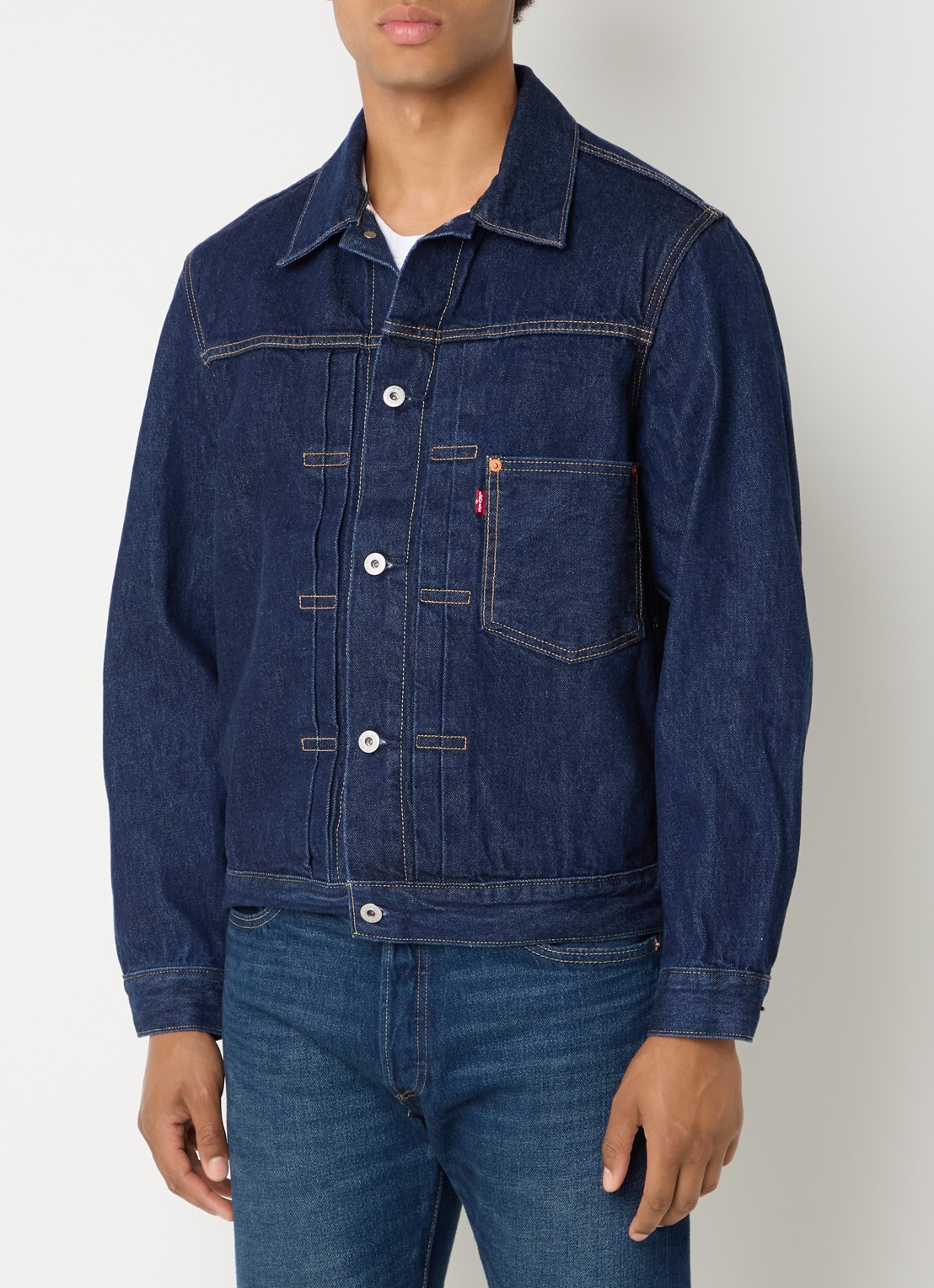 Levi's Spijkerjas met borstzak - detail 4 indigo