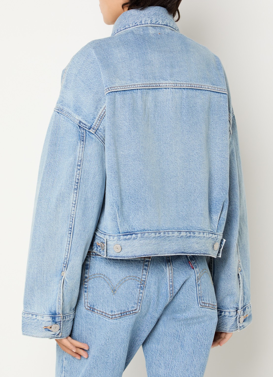 Levi's Spijkerjas met borstzakken - achterkant 4 indigo