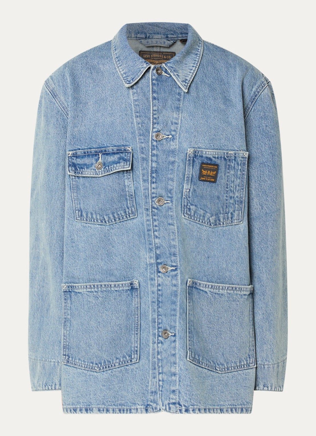 Levi's Spijkerjas met borstzakken - voorkant 3 indigo