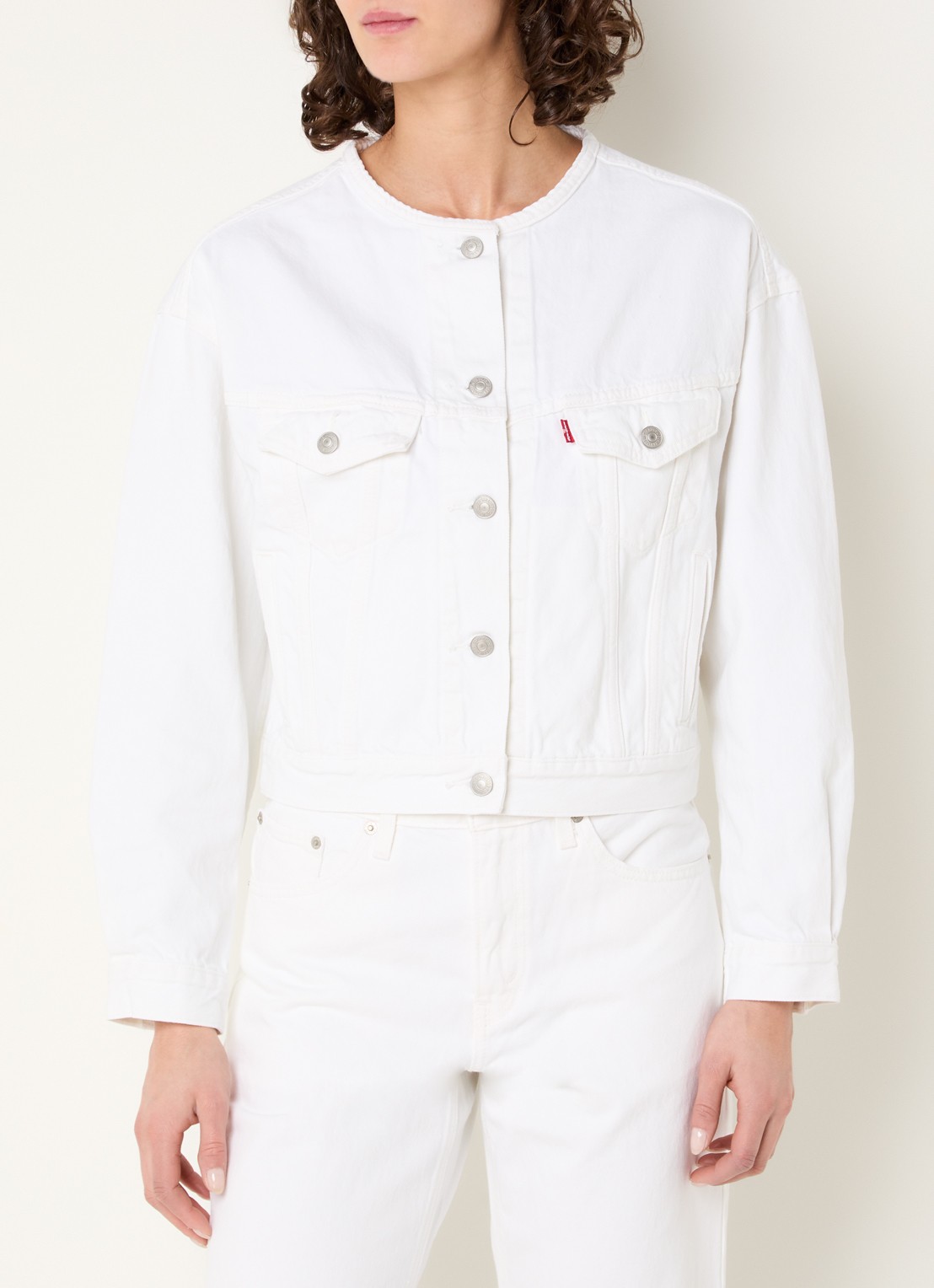Levi's Spijkerjas met steekzakken - detail 4 wit