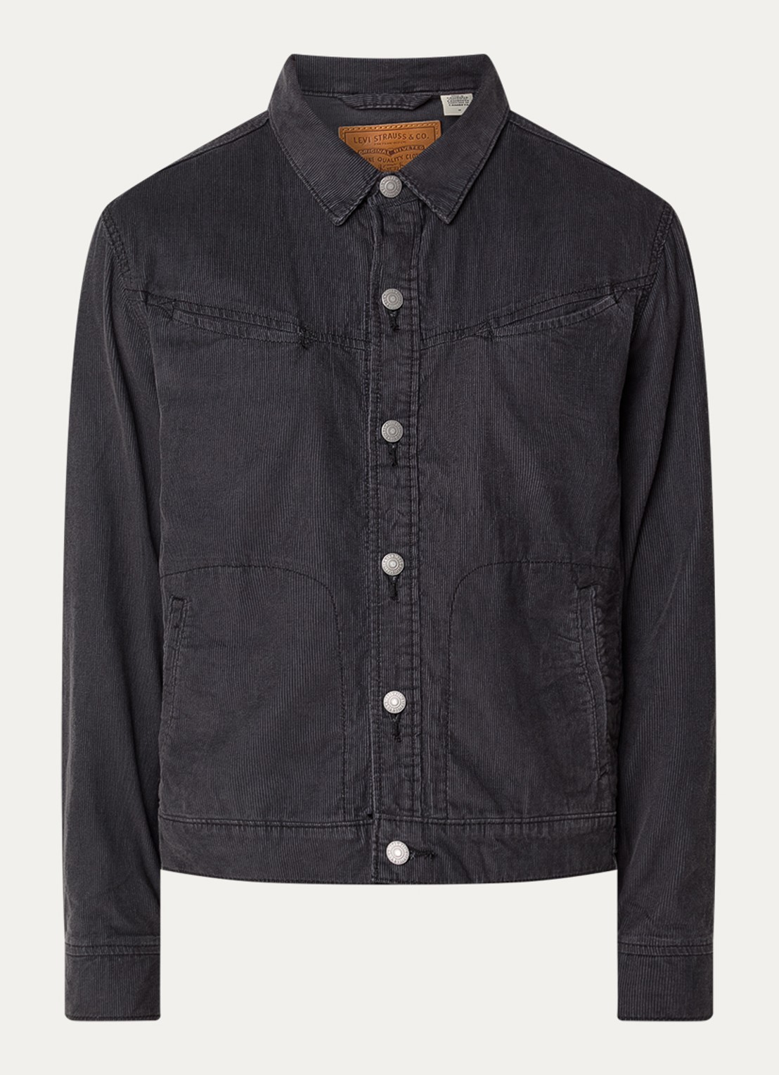Levi's Spijkerjas met steekzakken - voorkant 3 zwart