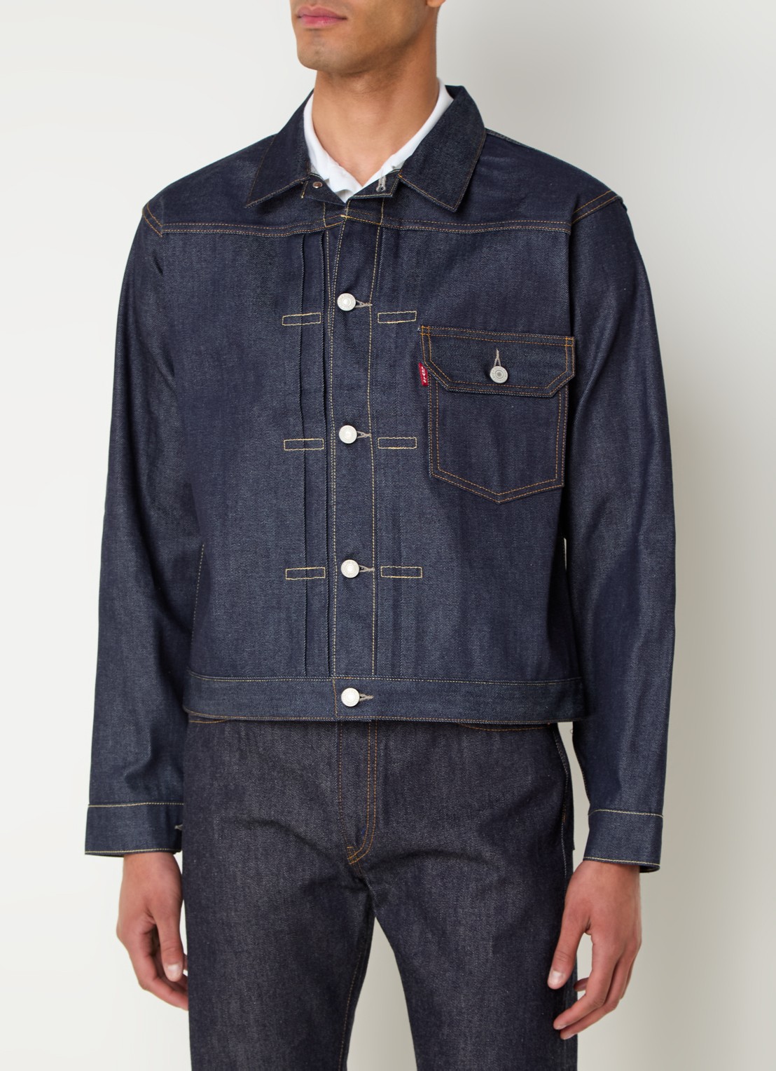 Levi's Spijkerjas van  katoen met borstzak  - detail 4 indigo