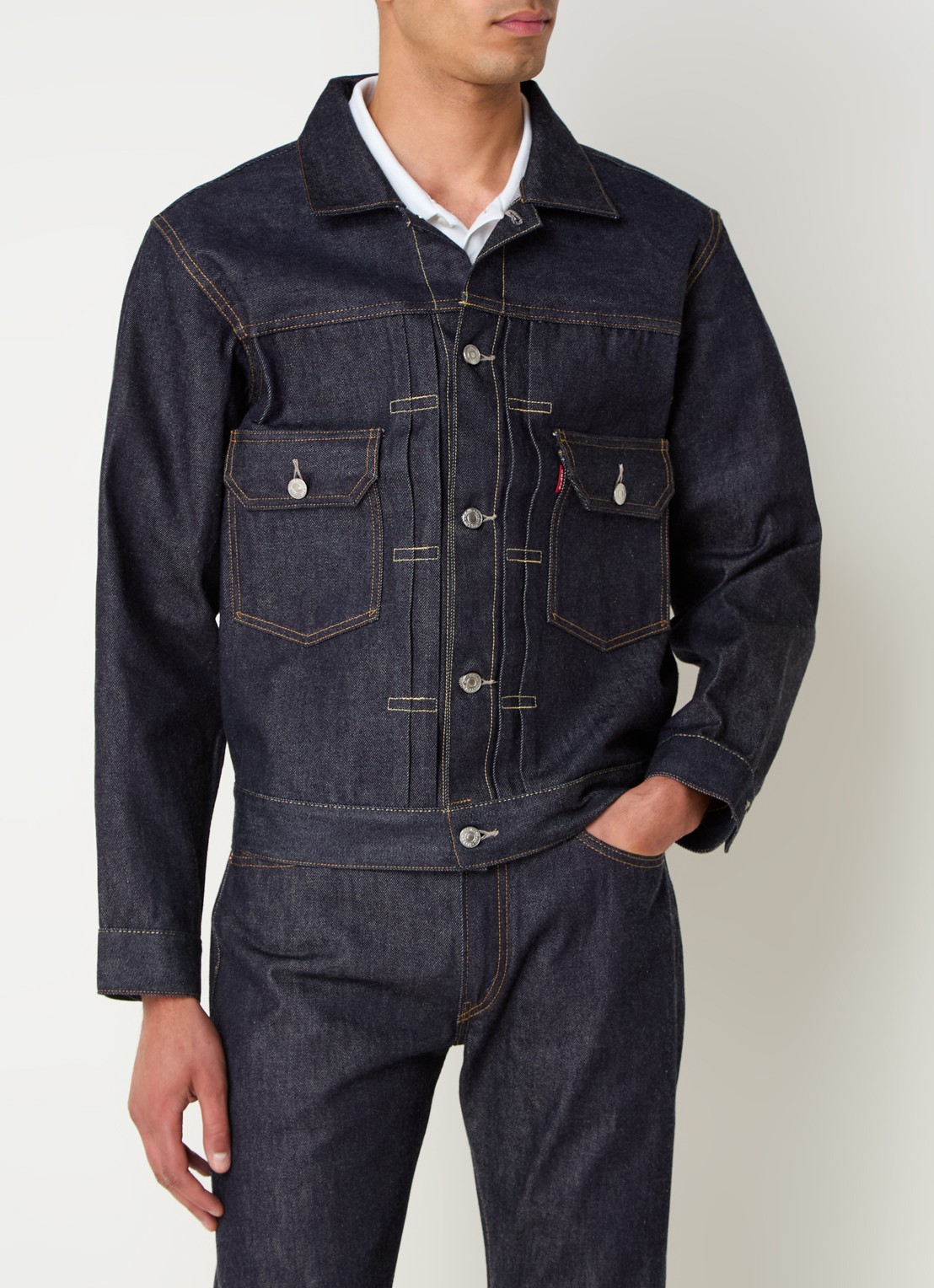 Levi's Spijkerjas van  katoen met klepzakken - detail 3 indigo