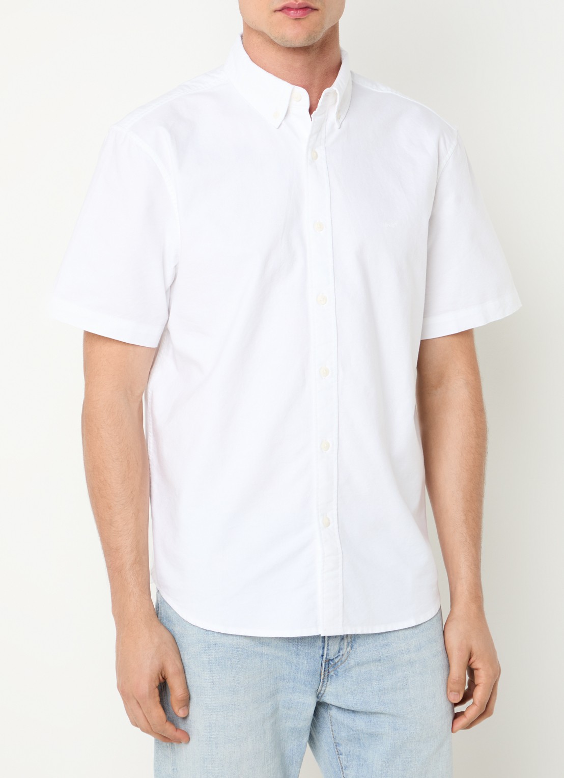 Levi's SS Authentic regular fit overhemd met logo - detail 2 wit