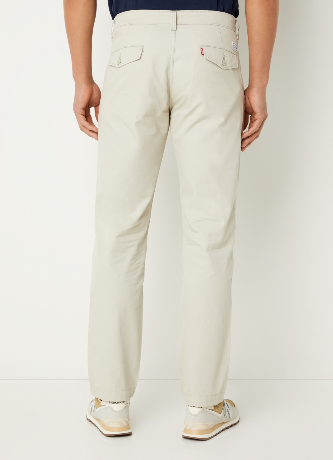 Levi's Straight fit chino met steekzakken - achterkant 3 ivoor