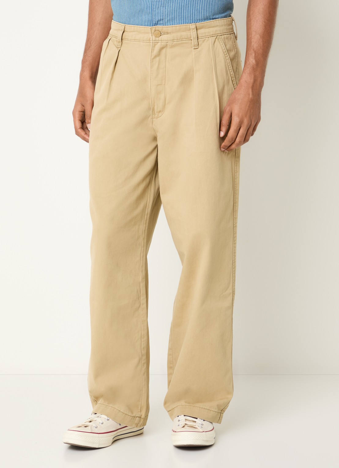 Levi's Straight fit chino met steekzakken - detail 2 camel