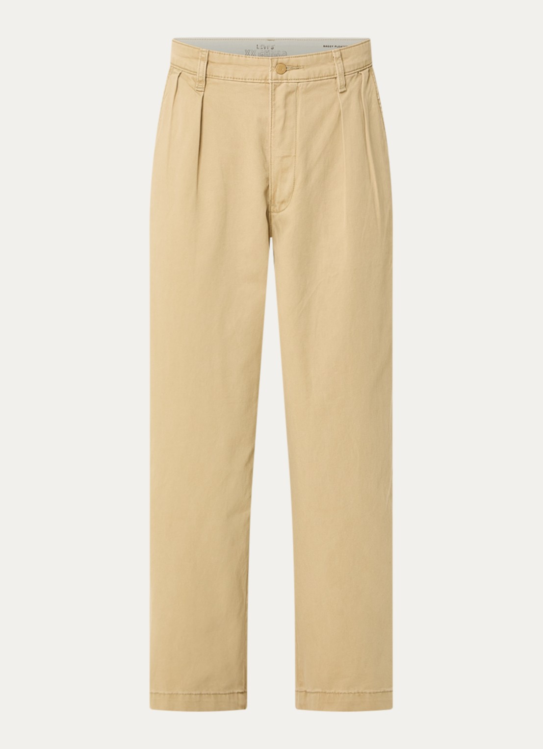 Levi's Straight fit chino met steekzakken - voorkant 4 camel