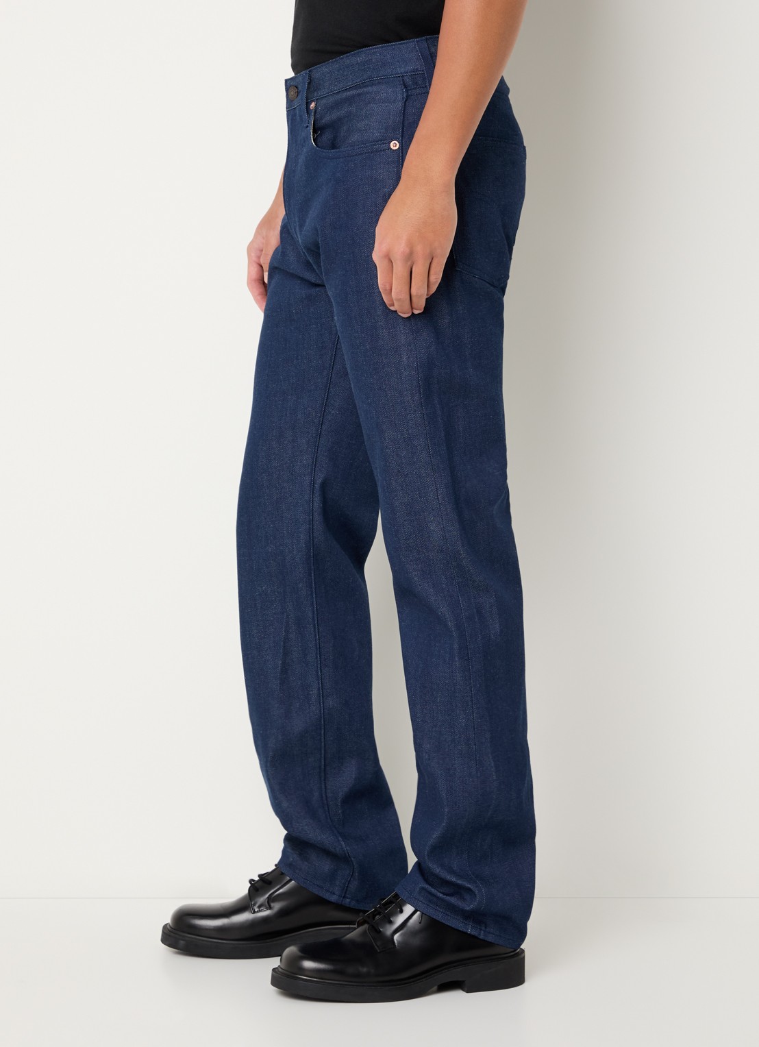 Levi's Straight leg jeans met donkere wassing - detail 5 indigo