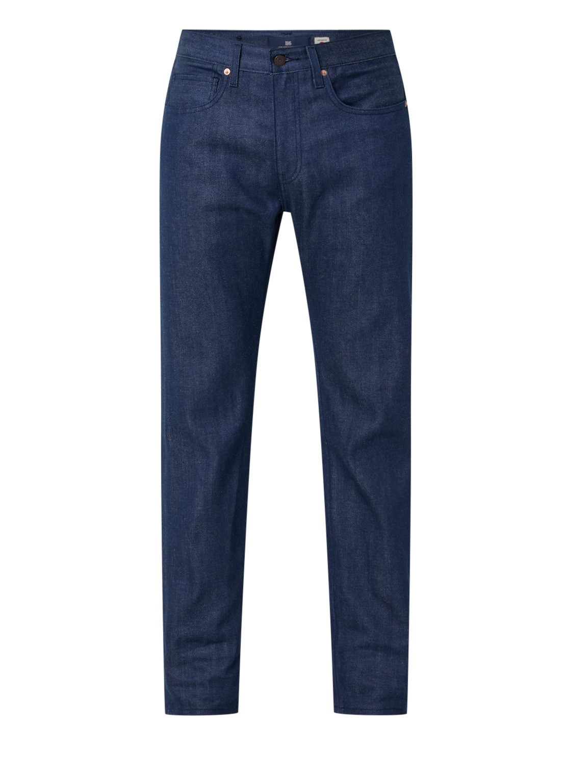 Levi's Straight leg jeans met donkere wassing - voorkant indigo