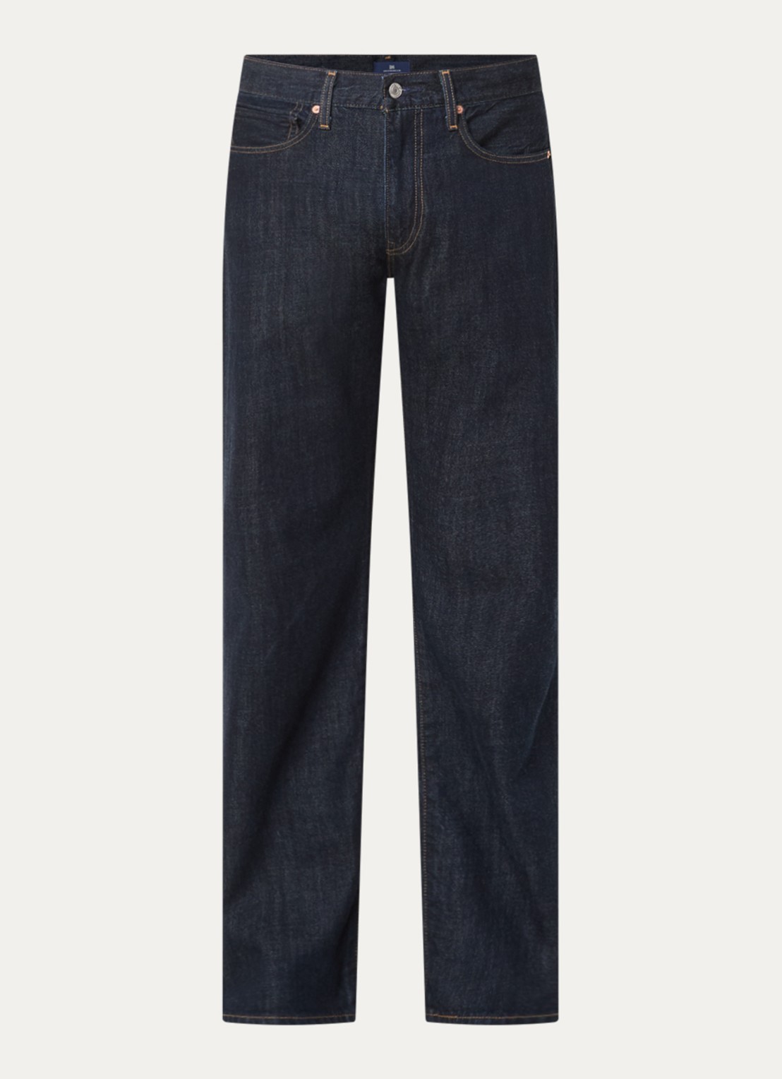 Levi's Straight leg jeans met donkere wassing - voorkant 4 indigo