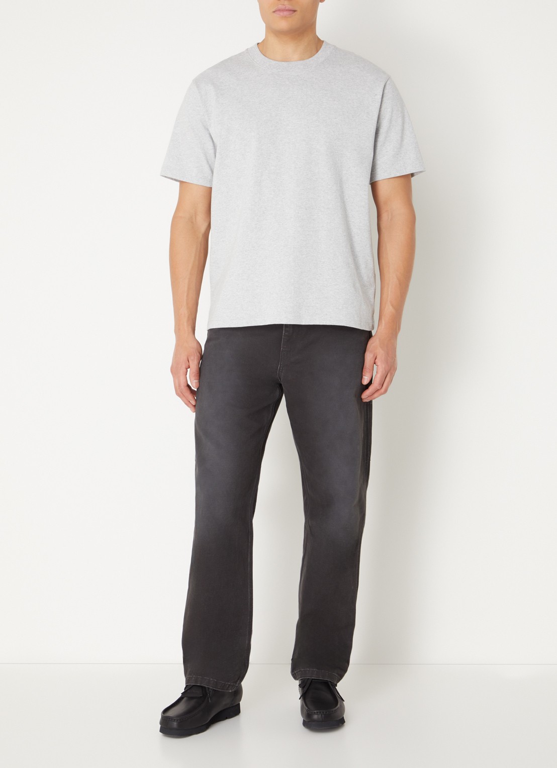 Levi's Straight leg jeans met gekleurde wassing - voorkant 2 zwart