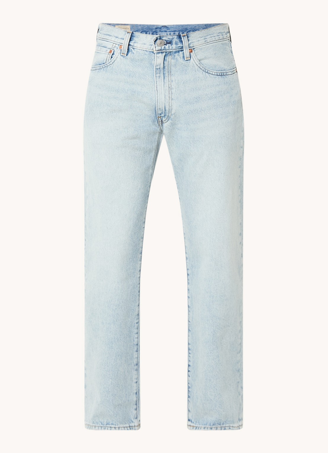 Levi's Straight leg jeans met lichte wassing - voorkant indigo