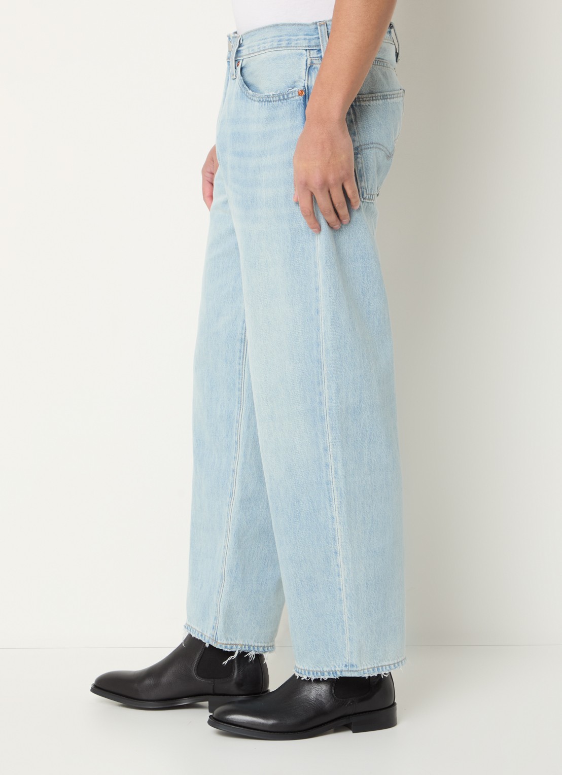 Levi's Straight leg jeans met steekzakken - detail 5 indigo