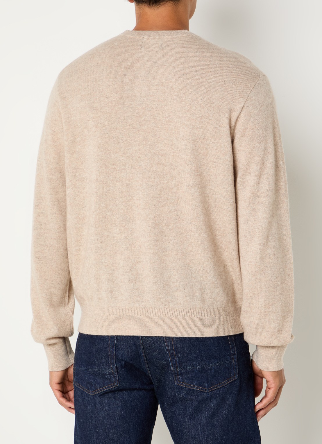 Levi's Sweater in kasjmierblend - achterkant beige
