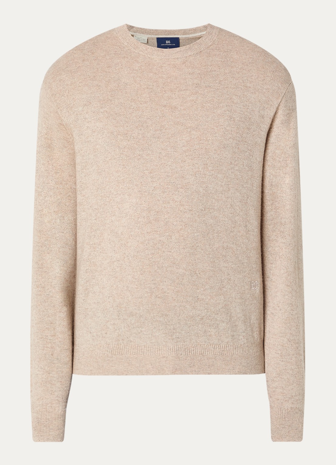 Levi's Sweater in kasjmierblend - voorkant 2 beige