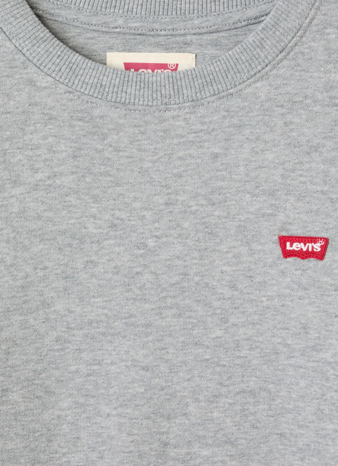 Levi's Sweater met gemêleerd dessin - detail 3 grijs