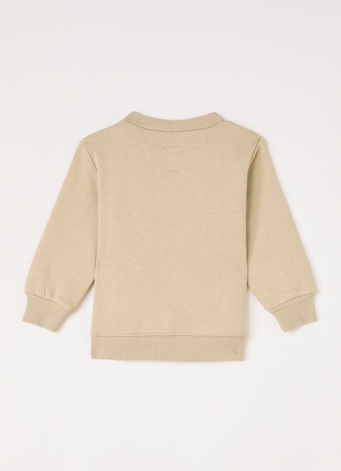 Levi's Sweater met logo - voorkant 2 beige