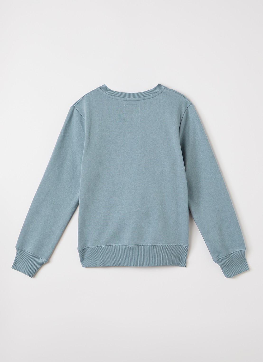 Levi's Sweater met logoprint - voorkant 3 lichtblauw