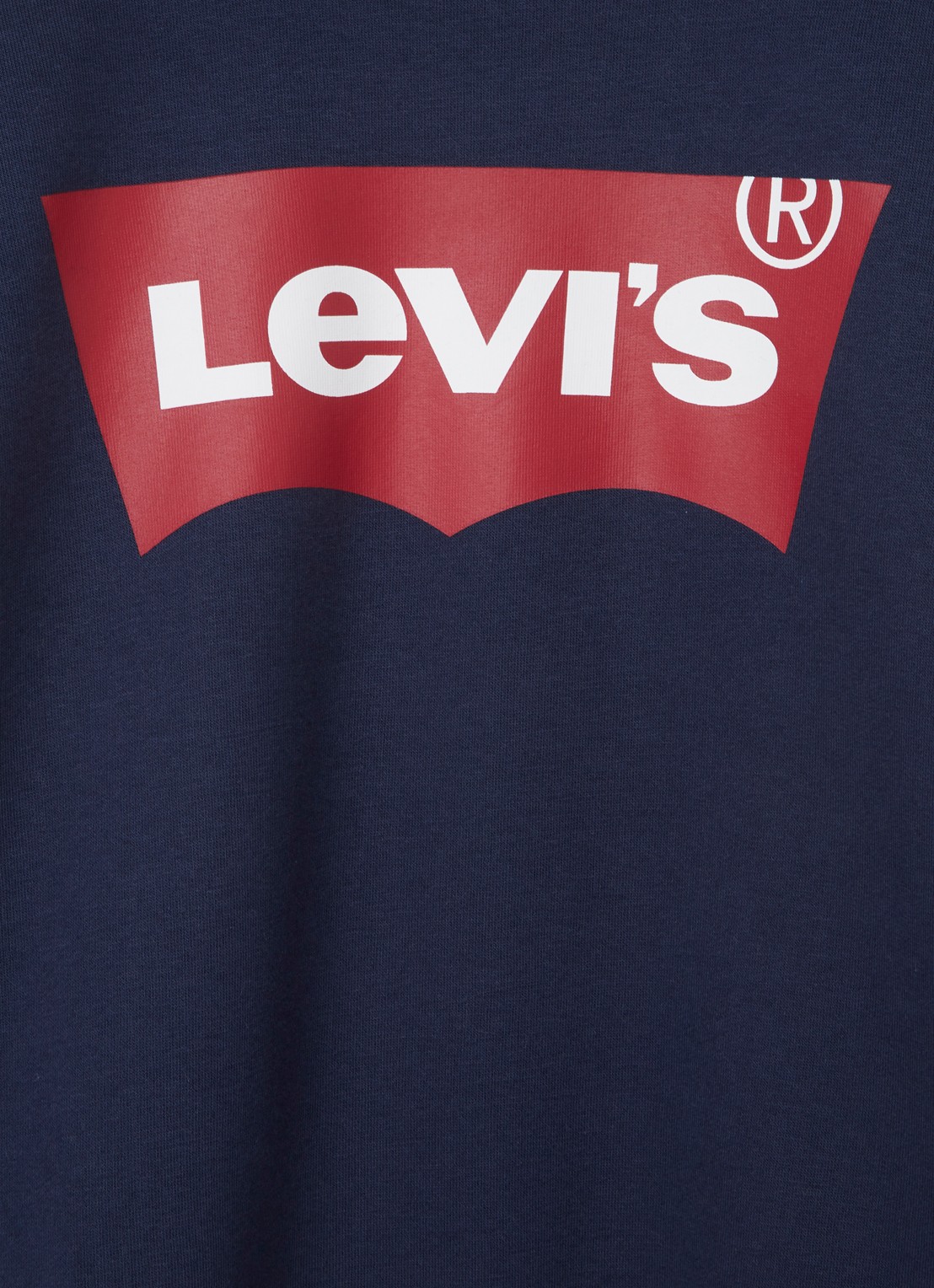 Levi's Sweater met logoprint - detail 3 donkerblauw