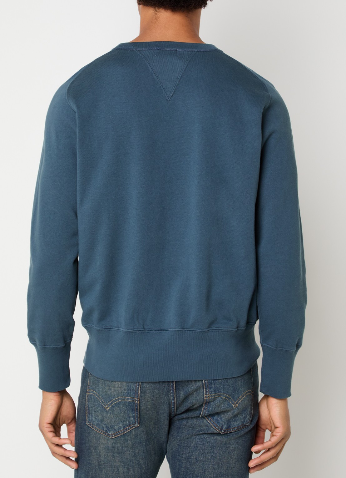 Levi's Sweater met ronde hals - achterkant 2 staalblauw