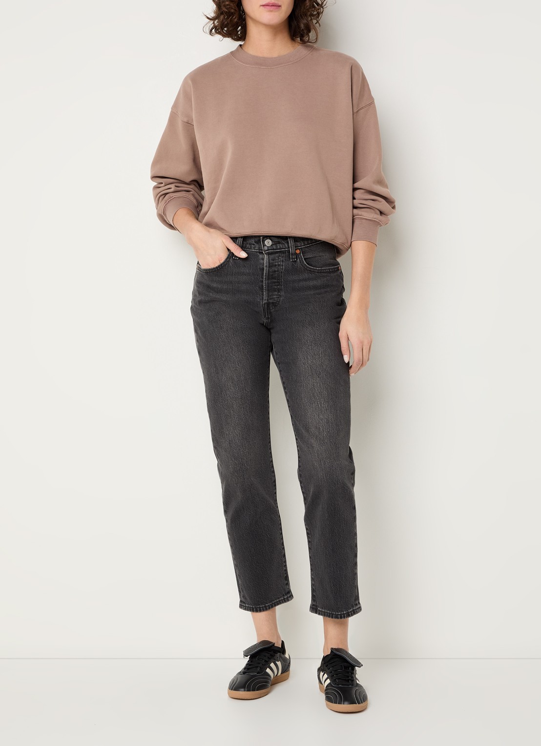 Levi's Sweater met stretch - voorkant 2 bruin