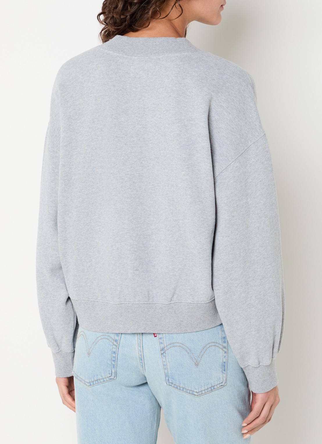 Levi's Sweater met V-hals - achterkant 3 grijsmele