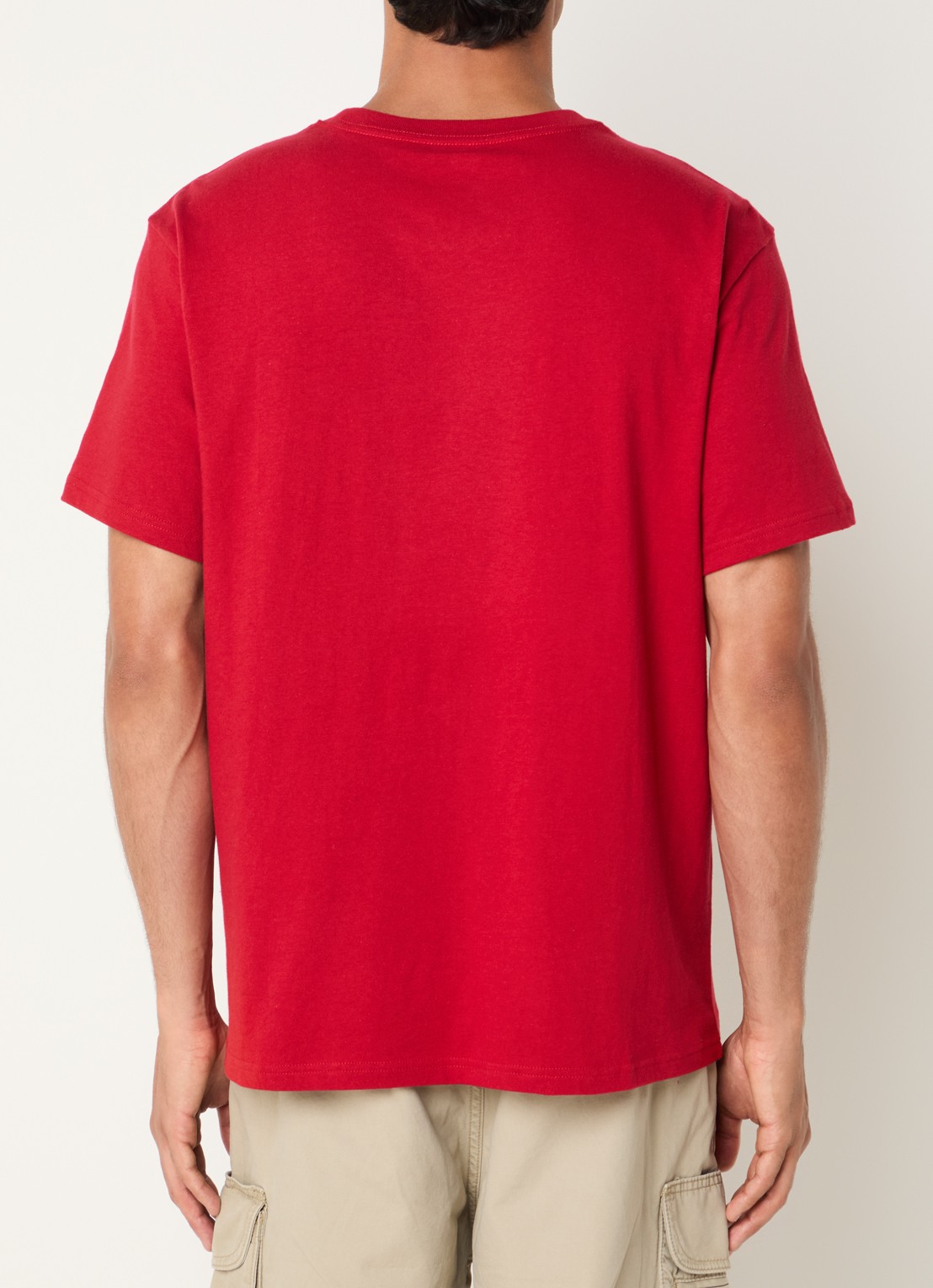 Levi's T-shirt met front- en backprint - achterkant 4 rood