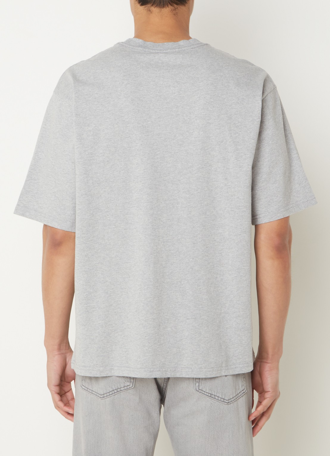 Levi's T-shirt met logo - achterkant grijsmele