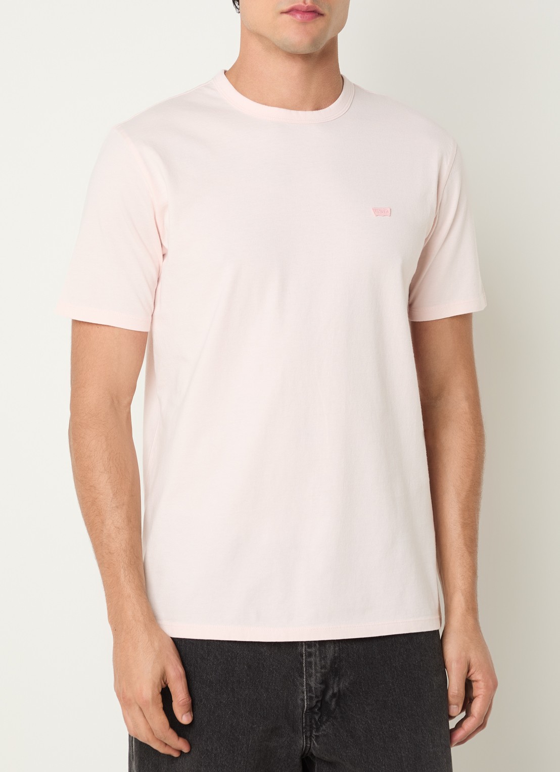Levi's T-shirt met logo - detail 4 lichtroze