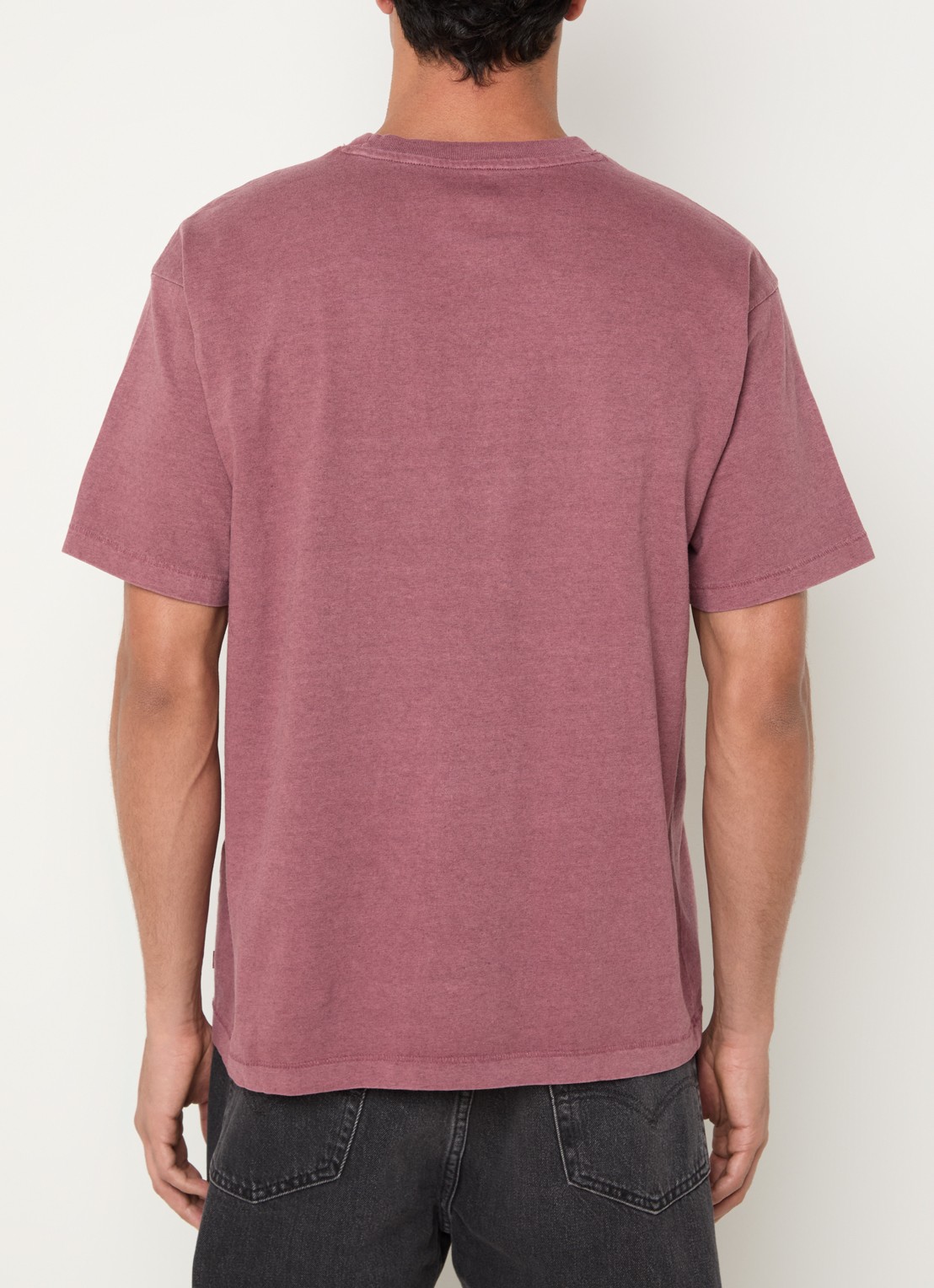 Levi's T-shirt met logo - achterkant 2 steenrood