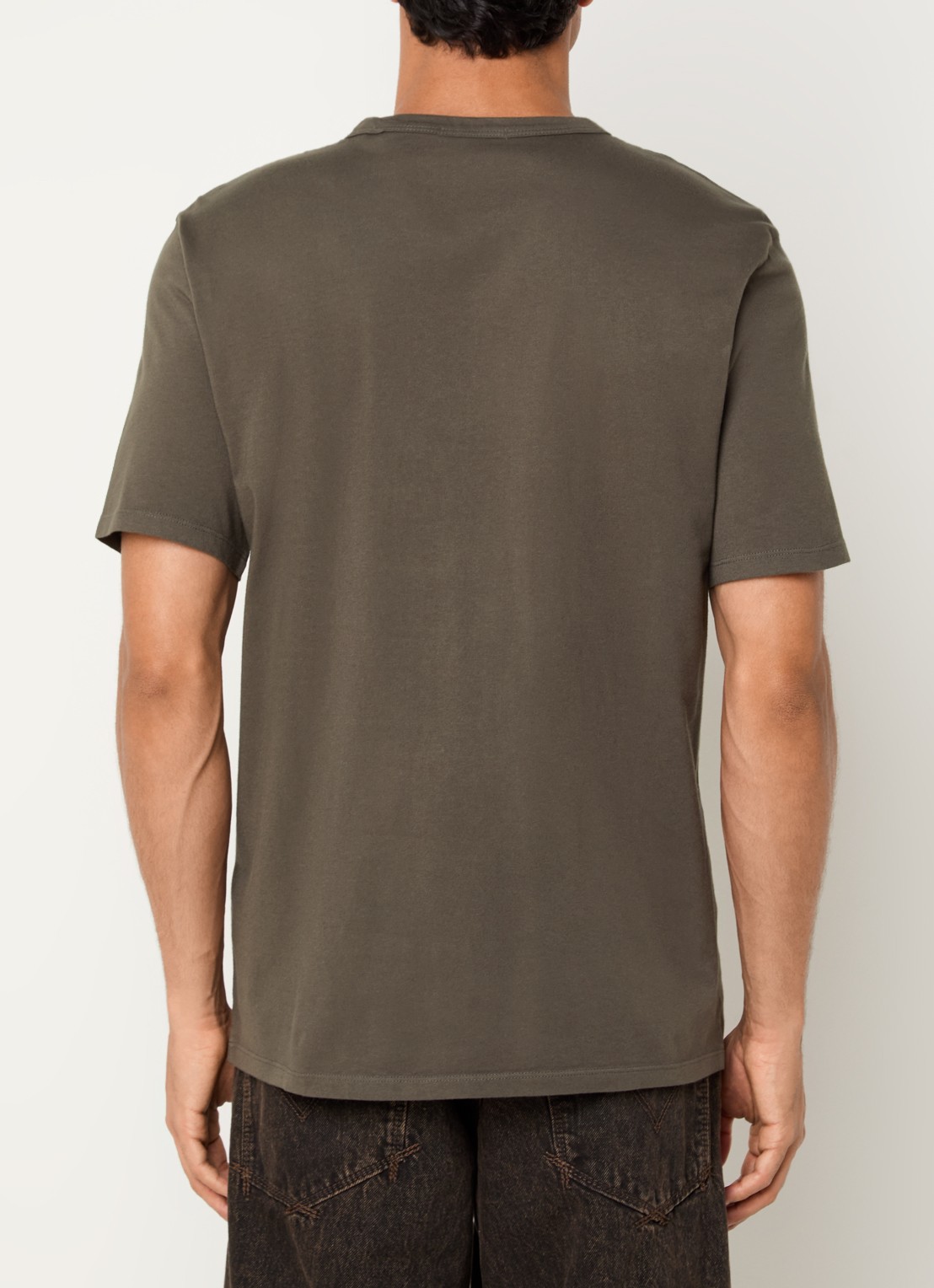 Levi's T-shirt met logo - achterkant 2 olijfgroen